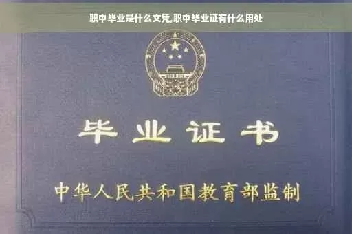 职业学院毕业什么文凭？五类证书含金量全解析