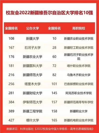 新疆排名第一的大专是哪所？权威解读与深度分析