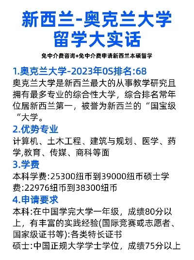  奥克兰大学研究生申请条件是什么？顶尖名校深度解析