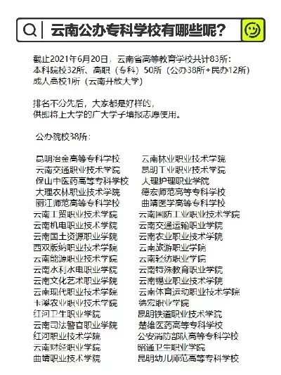 云南有哪些公办大学？全面解析云南省公办高等教育体系